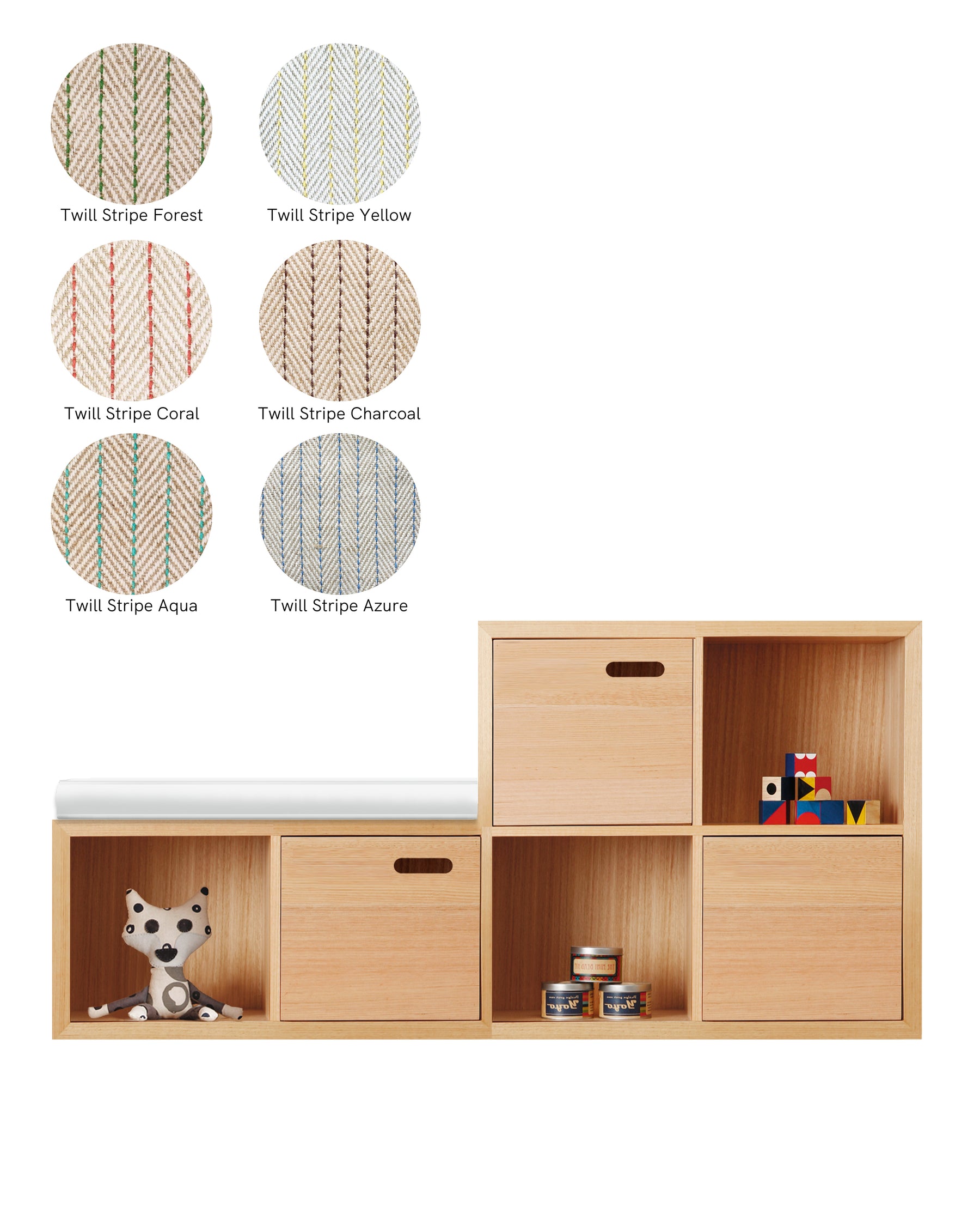 SCOOP BOOKCASE  |  6 CUBE RIGHT