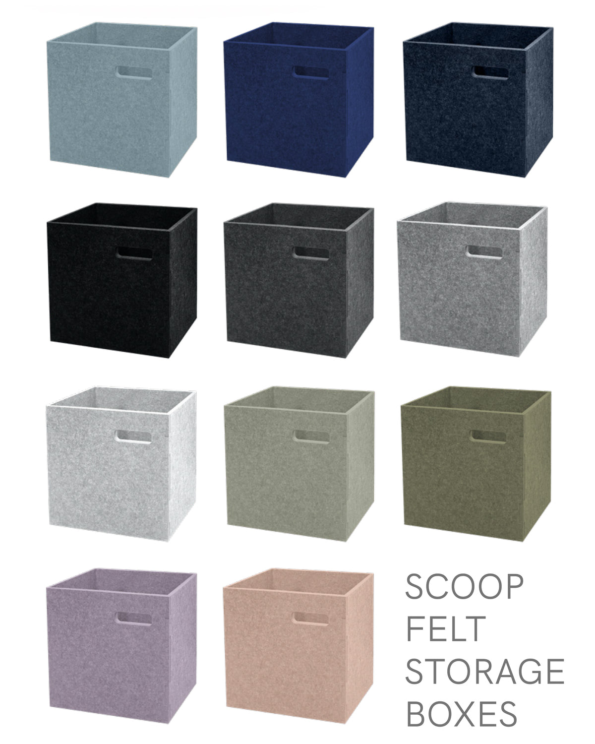 SCOOP BOOKCASE SHELL |  6 CUBE LEFT