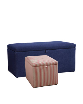 Upholstered Toy Boxes are stylish storage boxes for your kids' bedrooms and living spaces. The toy box doubles up as a seat with the padded lid being perfect for kids to sit on.   Available in either small or large, to suit your kid’s needs. The large Upholstered Toy Box features a soft closing hinge to protect your child’s fingers. 